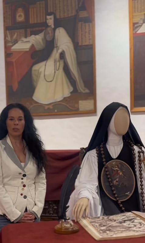 La escena de la vida conventual, en el museo